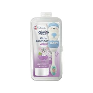 Picture of Aiwibi Baby Toothbrush & Toothpaste Set