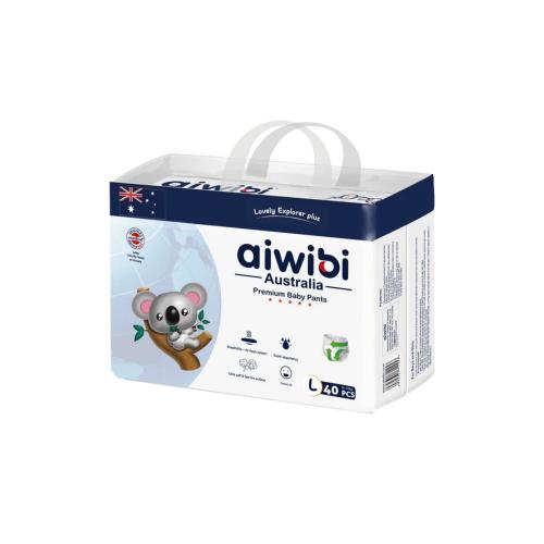 Picture of Aiwibi Comfy Guard Baby Pants Diapers Large - 40pcs