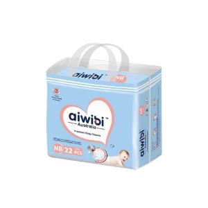 Picture of Aiwibi Premium Natural Newborn Diapers - 22pcs