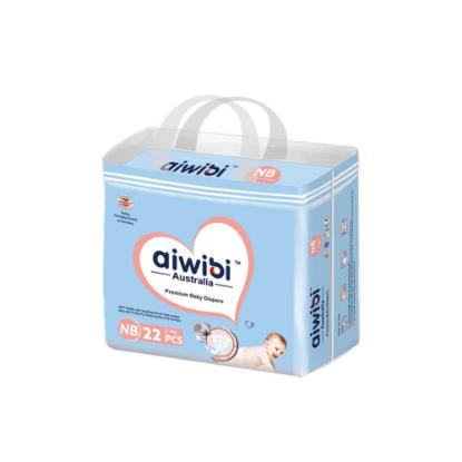 Picture of Aiwibi Premium Natural Newborn Diapers - 22pcs