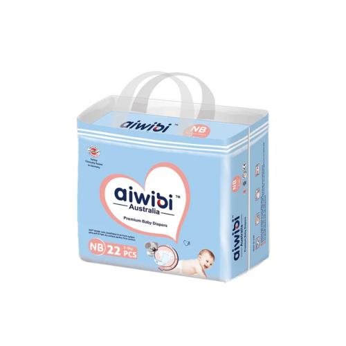 Picture of Aiwibi Premium Natural Newborn Diapers - 22pcs