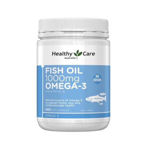 Picture of Healthy Care Australia Fish Oil 1000mg Omega-3, 400 capsules