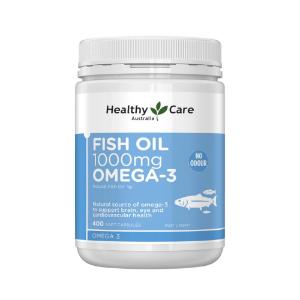 Picture of Healthy Care Australia Fish Oil 1000mg Omega-3, 400 Soft Capsules