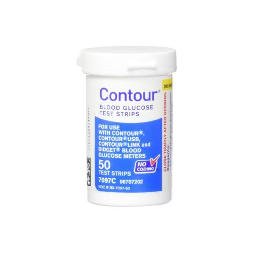 Picture of Contour Blood glucose Test strip 50'Bottle