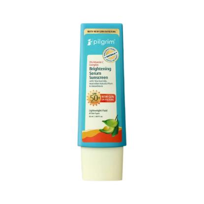 Picture of Pilgrim 5% Vitamin C Brightening Serum Sunscreen SPF 50 PA++++ 50ml 