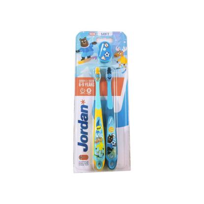 Picture of Jordan Kids Tooth Brush Step 3, Pack of 2 ( 6-9 yrs )