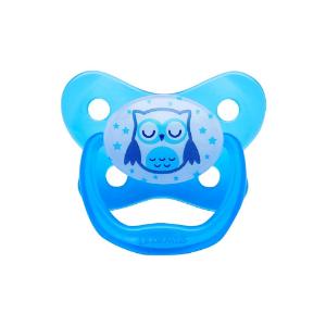 Picture of Dr. Brown's Prevent Glow in the Dark Butterfly Shield Pacifier Blue Sleepy Owl (PV31008-ES)