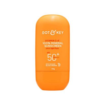 Picture of Dot & Key Vitamin C + E 100% Mineral Sunscreen IN-VIVO tested SPF 50+ PA++++ 50ml