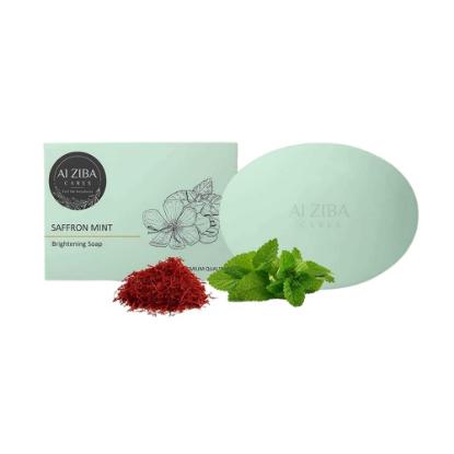 Picture of Alziba Cares Saffron Mint Brightening Soap 100gm