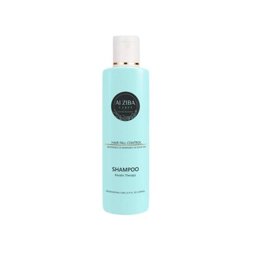 Picture of Alziba Cares Hair Fall Control Keratin Shampoo with Goodness of Bhringraj and Olive Oil 200ml