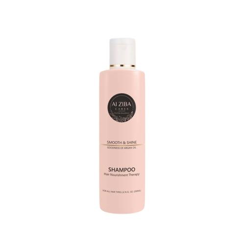 Picture of Alziba Cares Smooth & Shine Hair Nourishment Shampoo with Argan Oil Extract 200ml