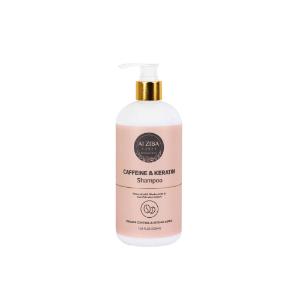 Picture of Alziba Cares Caffeine and keratin Shampoo for Damage Control and Intense Repair 500ml