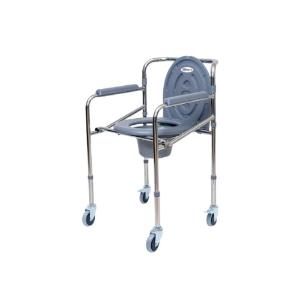 Picture of Neolife Commode Chair Height Adjustable With Wheel