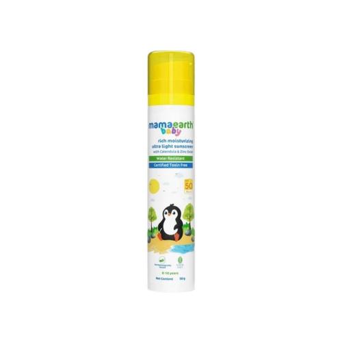 Picture of Mamaearth Baby Rich Moisturizing Ultra Light Sunscreen 50gm