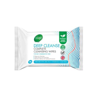 Picture of Pure Deep Cleanse Complete Cleansing Wipes 25pcs