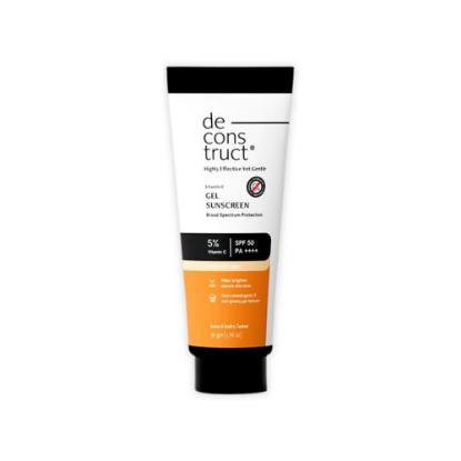 Picture of Deconstruct 5% Vitamin C Gel Sunscreen for Oily Skin SPF 50 PA++++ 50gm