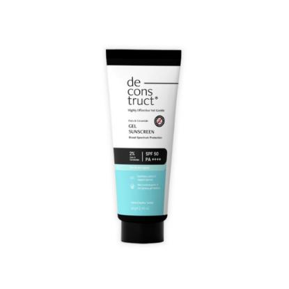 Picture of Deconstruct Oats & Ceramide Gel Sunscreen for Sensitive Skin SPF 50 PA++++ 50gm