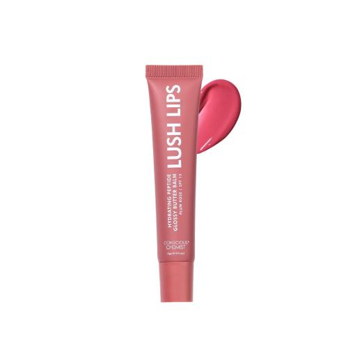 Picture of Conscious Chemist Glossy Peptide Lip Balm 15gm - Plum Rose