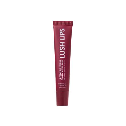 Picture of Conscious Chemist Glossy Peptide Lip Balm 15gm - Raspberry Gummy