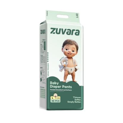 Picture of Zuvara Baby Diaper Pants - L (Pack Of 40)