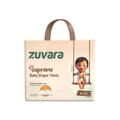 Picture of Zuvara Supreme Baby Tape Diaper - M (Pack of 36)