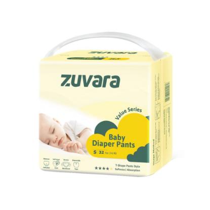 Picture of Zuvara Value Series Taped Diaper - S (Pack of 32)