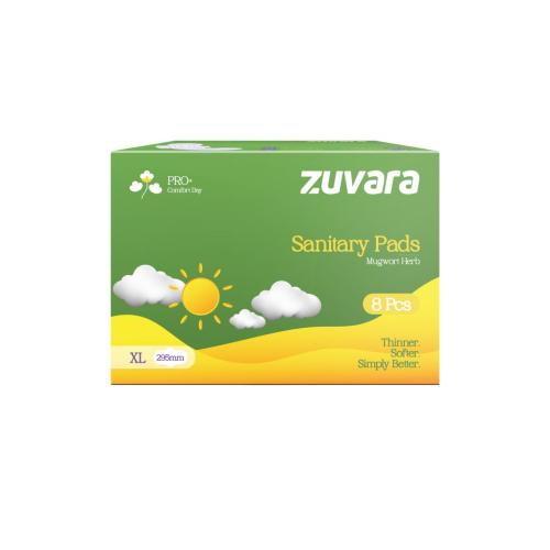 Picture of Zuvara Sanitary Pads Extra Large - 295mm (Pack of 8)