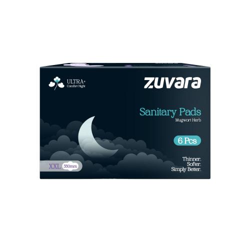 Picture of Zuvara Sanitary Pads XXL - 350mm (Pack of 6)