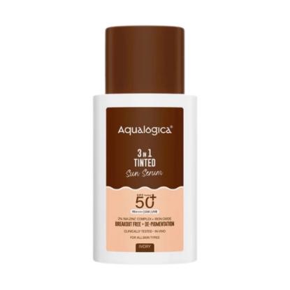Picture of Aqualogica 3-in-1 Tinted Sun Serum 50gm - Ivory